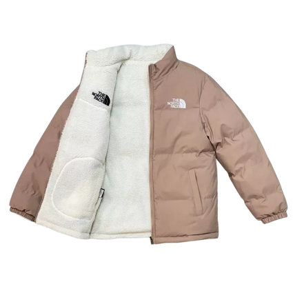THE NORTH FACE Fleece Jacket Beige Cream Unisex Korea Version NJ3NL53C