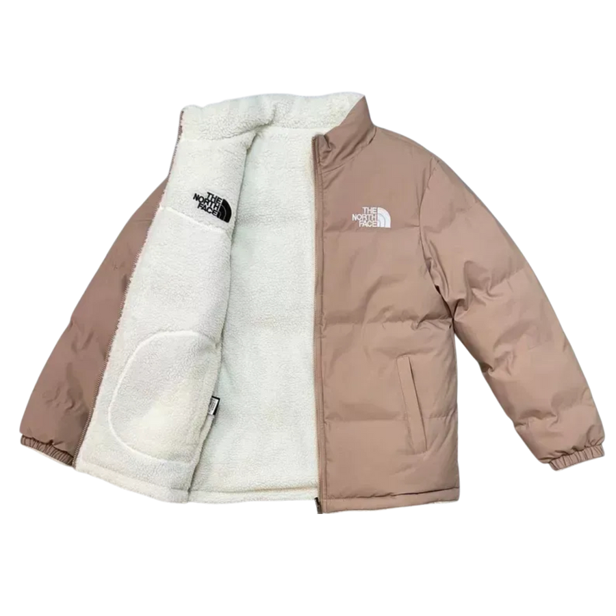 THE NORTH FACE Fleece Jacket Beige Cream Unisex Korea Version NJ3NL53C