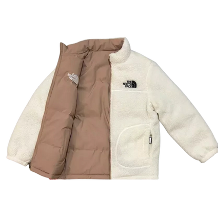 THE NORTH FACE Fleece Jacket Beige Cream Unisex Korea Version NJ3NL53C