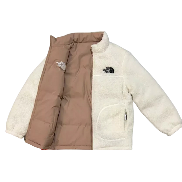 THE NORTH FACE Fleece Jacket Beige Cream Unisex Korea Version NJ3NL53C